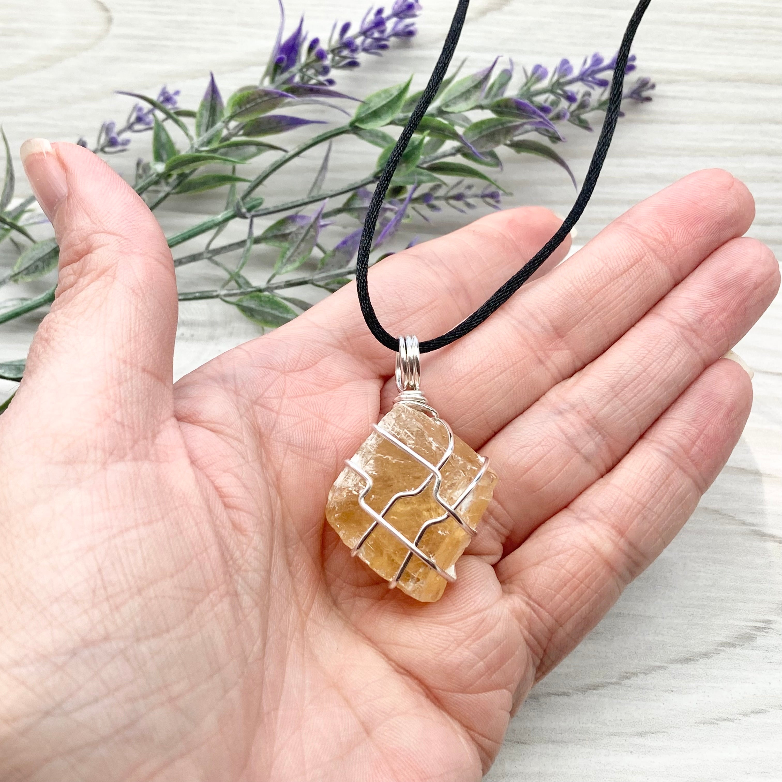 Honeycomb Calcite offers Stone Necklace