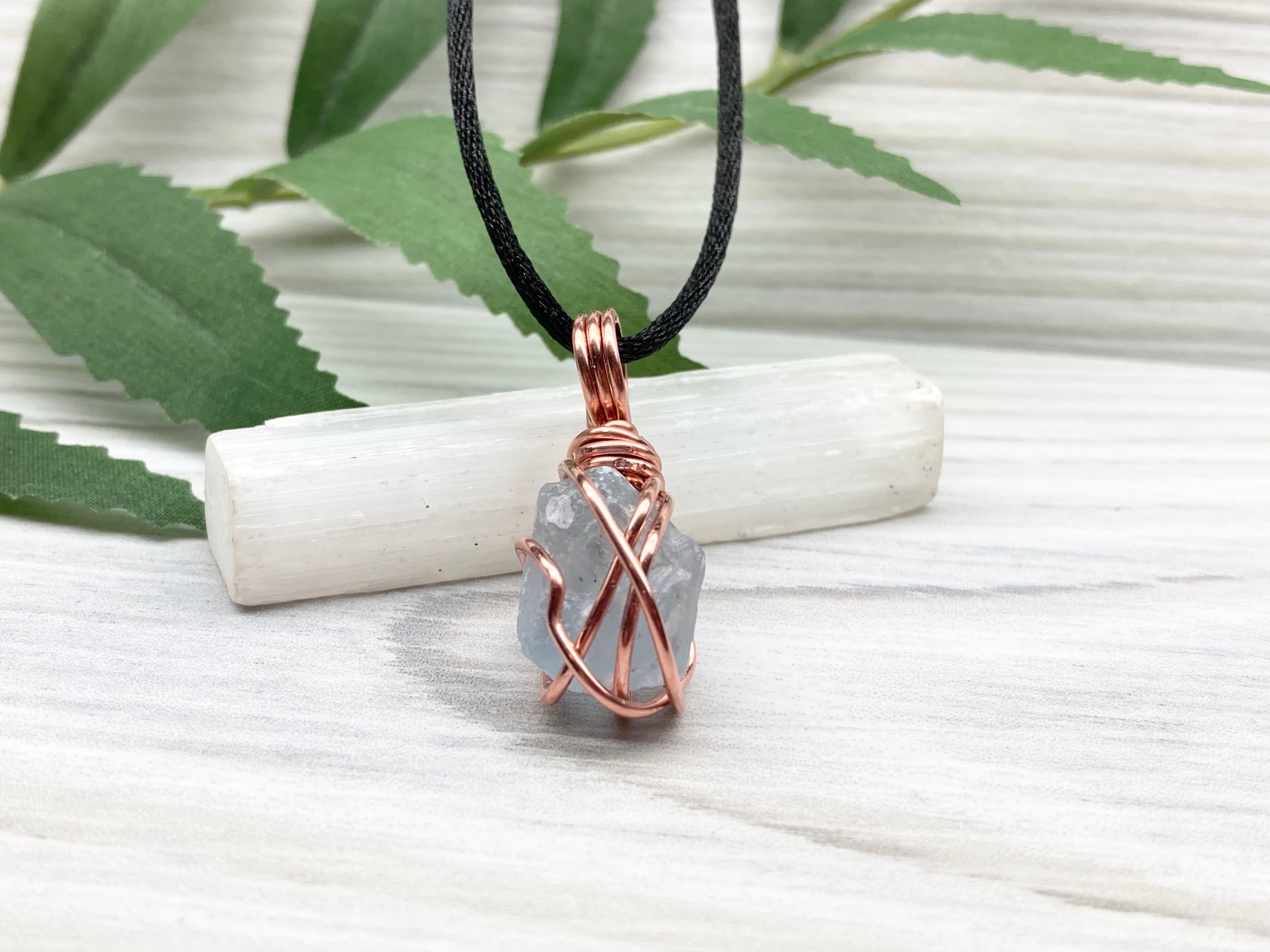 Celestite pendant sale